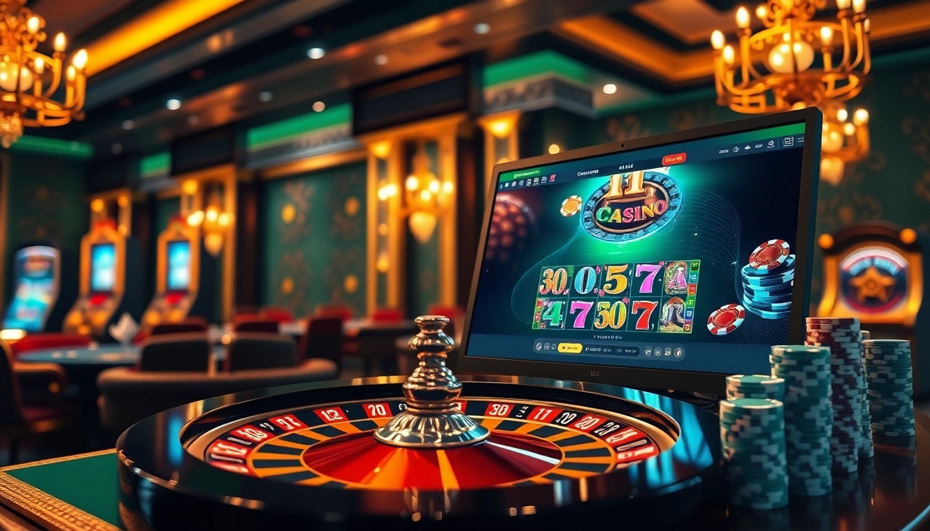 Découvrez le gameplay sur un site de casino en ligne de premier plan avec des graphismes immersifs et des actions palpitantes.