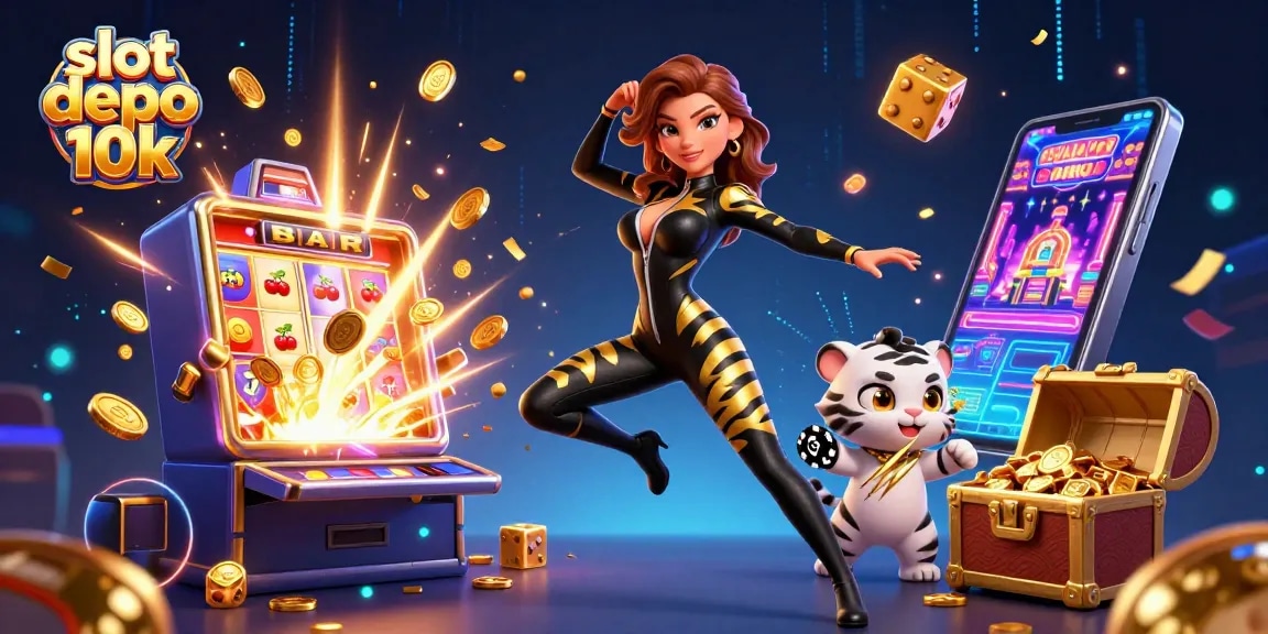 Win big with slot depo 10k featuring thrilling characters, vibrant visuals, and casino excitement.