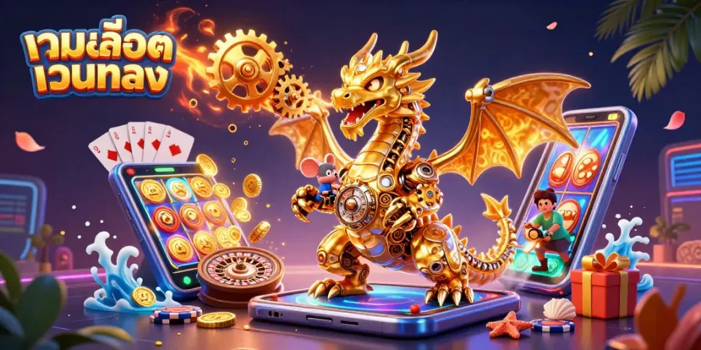 เล่นสล็อตเว็บตรง กับมังกรทอง 3D และการ์ดที่น่าตื่นเต้น