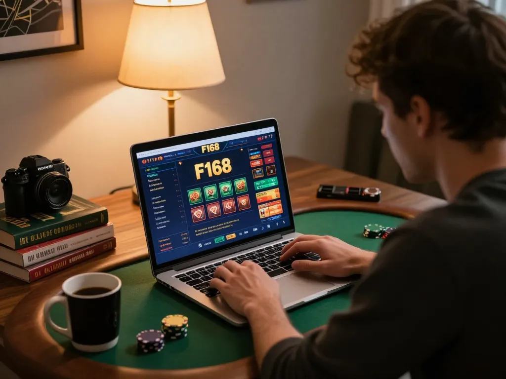 Players engaging in online gameplay at F168, showcasing immersive casino experience.