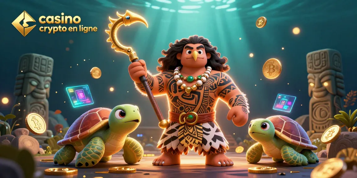 Jouez à casino crypto en ligne avec un hawk Maui en 3D et des éléments blockchain éclatants.