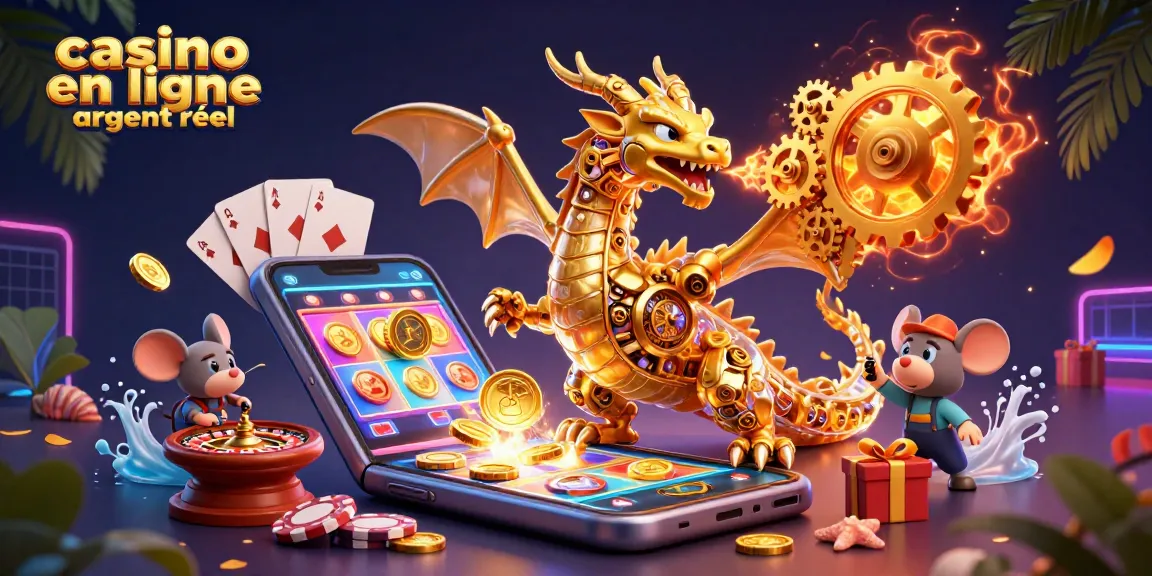 Profitez du casino en ligne argent réel avec notre dragons d'or et jeux captivants.