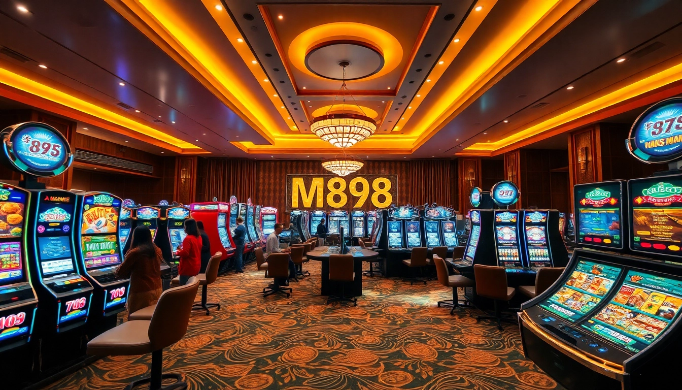 เล่นเกมสุดมันส์ที่คาสิโน m98 พร้อมบรรยากาศสุดหรูและสีสันสดใส