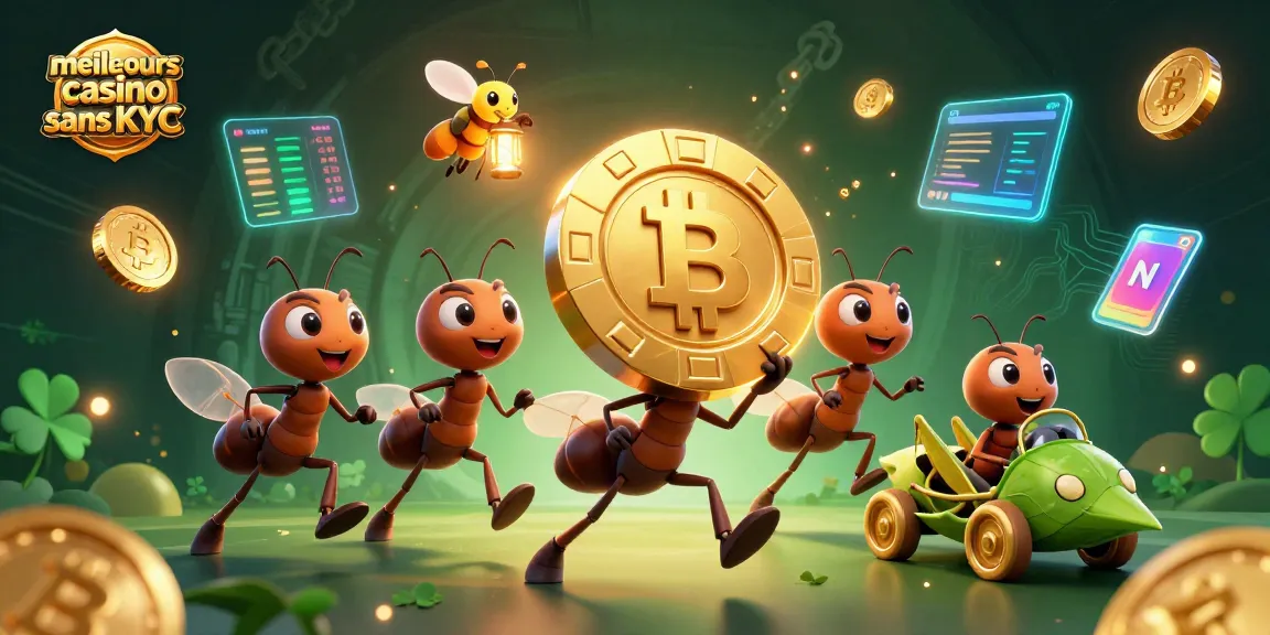 Jouez aux meilleurs casinos sans KYC avec notre illustration captivante animée de personnage.