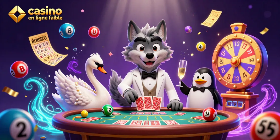 Découvrez les jeux de casino en ligne fiable avec l'élégance d'un loup, un cygne et un pingouin.
