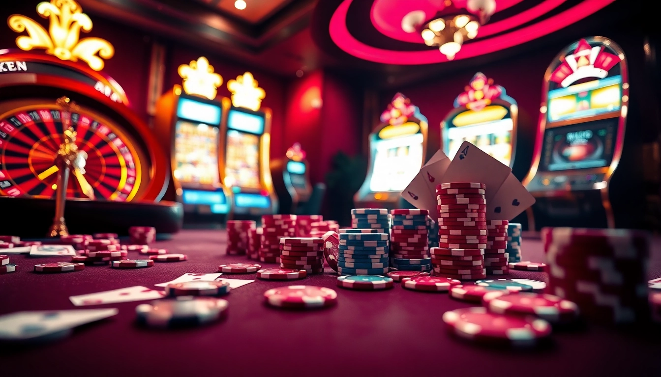 Vivez l'excitation d'un casino fiable en ligne avec des configurations de jeu luxueuses et des éléments de jeu vibrants.