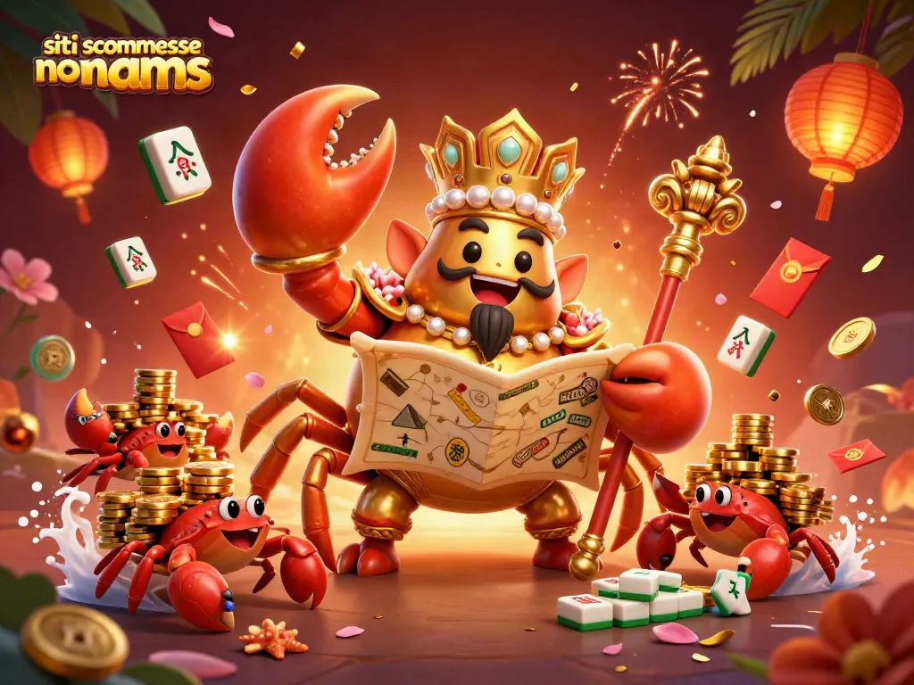 Gioca nei migliori siti scommesse non aams con la grafica 3D di un granchio imperatore e tesori
