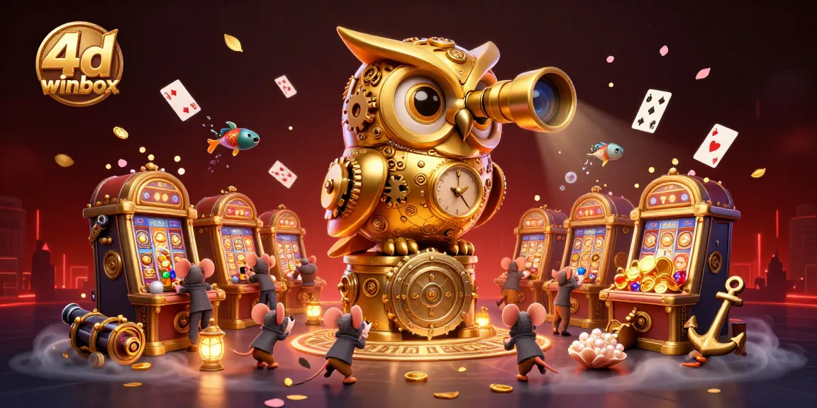 Try your luck in the 4d winbox casino, where golden owls and vibrant games create winning excitement.