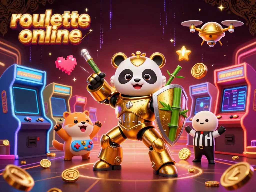 Experience thrilling roullete online action with a vibrant 3D illustration showcasing interactive gaming elements.