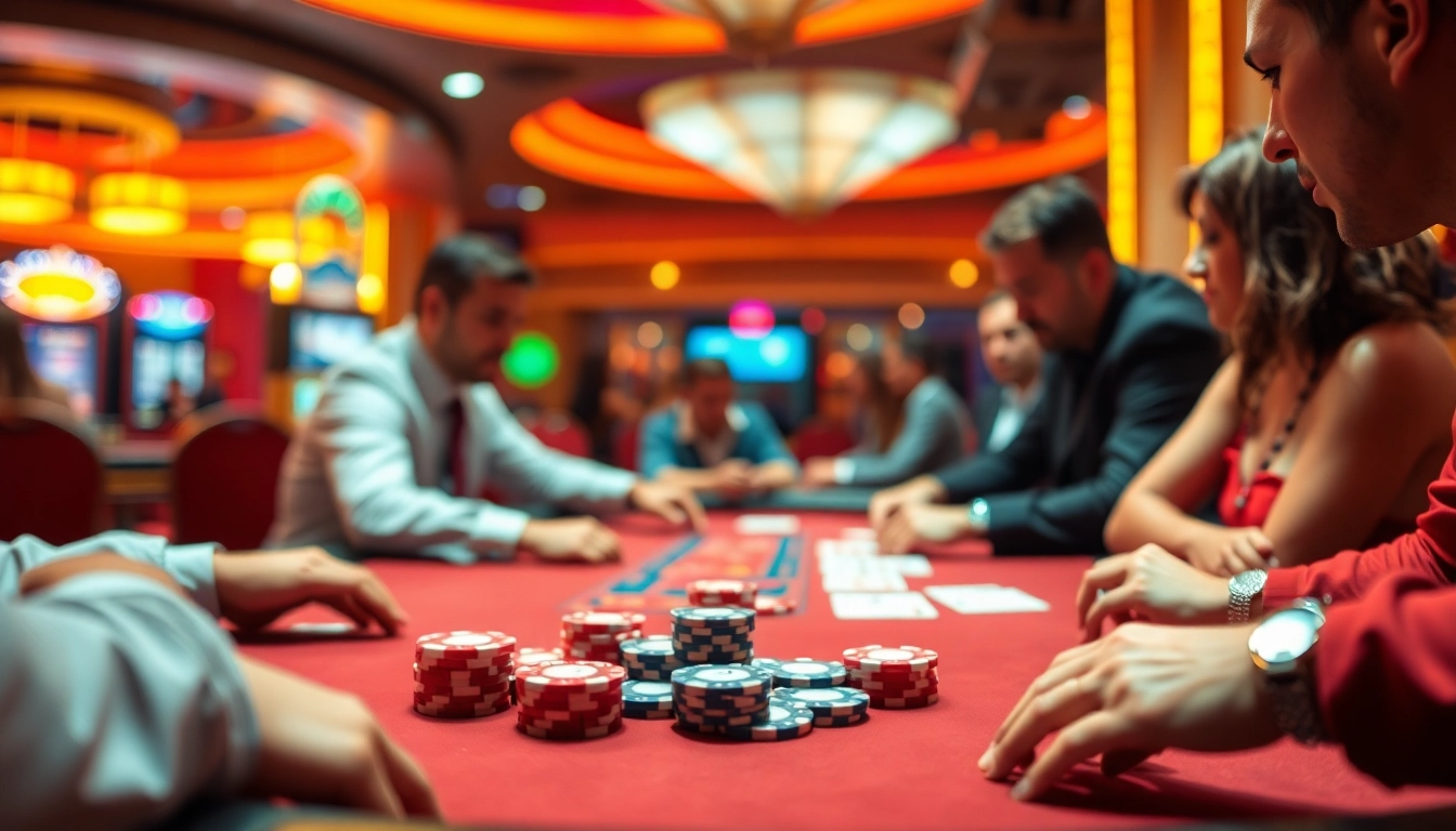 Engage in thrilling casino action, klik disini for vibrant poker games against a lively backdrop.