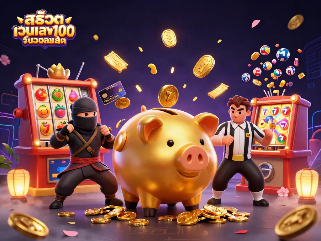 สล็อตเว็บตรง100 รับวอลเลท พร้อมโชคลาภเสริมจากเกมสล็อตที่มีเงินไหลเต็มไปหมด