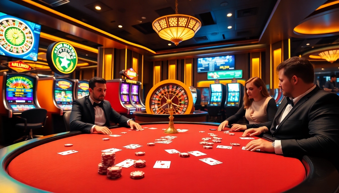 Vivez l'excitation de jouer au meilleur casino en ligne 2026, avec des tables de poker, des roues de roulette et des machines à sous vibrantes.