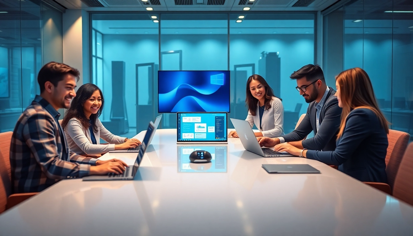 现代化办公场景，来自不同领域的专业人士使用 WPS Office 进行文档协作，WPS下载。