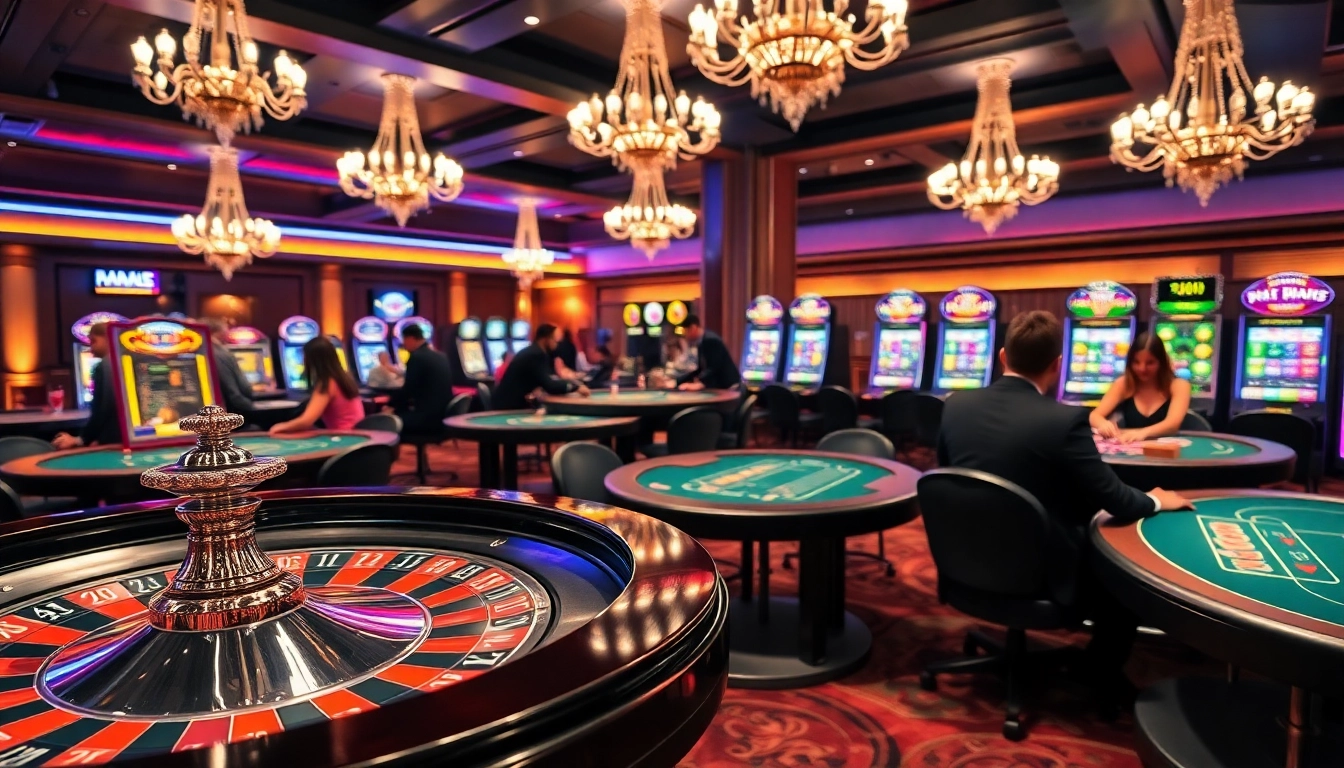 Ressentez l'excitation du jeu dans un casino en ligne France fiable, avec des tables de poker élégantes et des machines à sous vives.