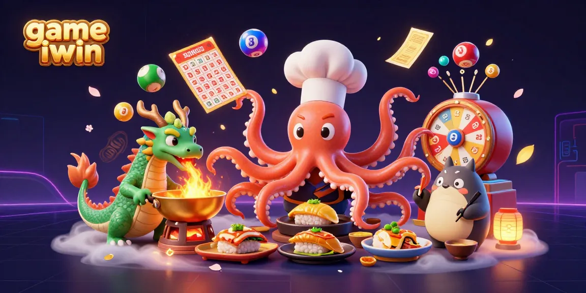 Engage with exciting game iwin action featuring vibrant lottery elements and dynamic 3D characters.
