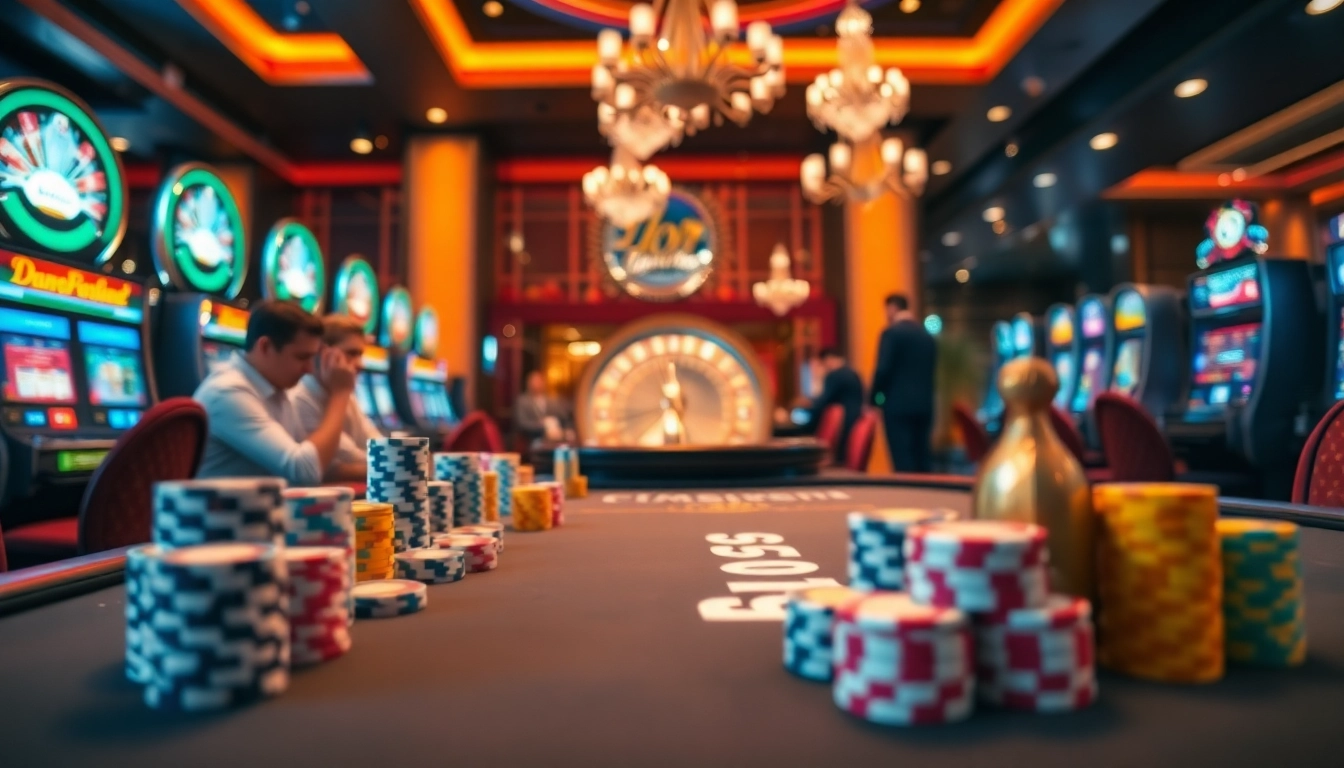Ressentez l'excitation du casino en ligne argent réel avec un jeu de poker captivant et des machines à sous vibrantes.