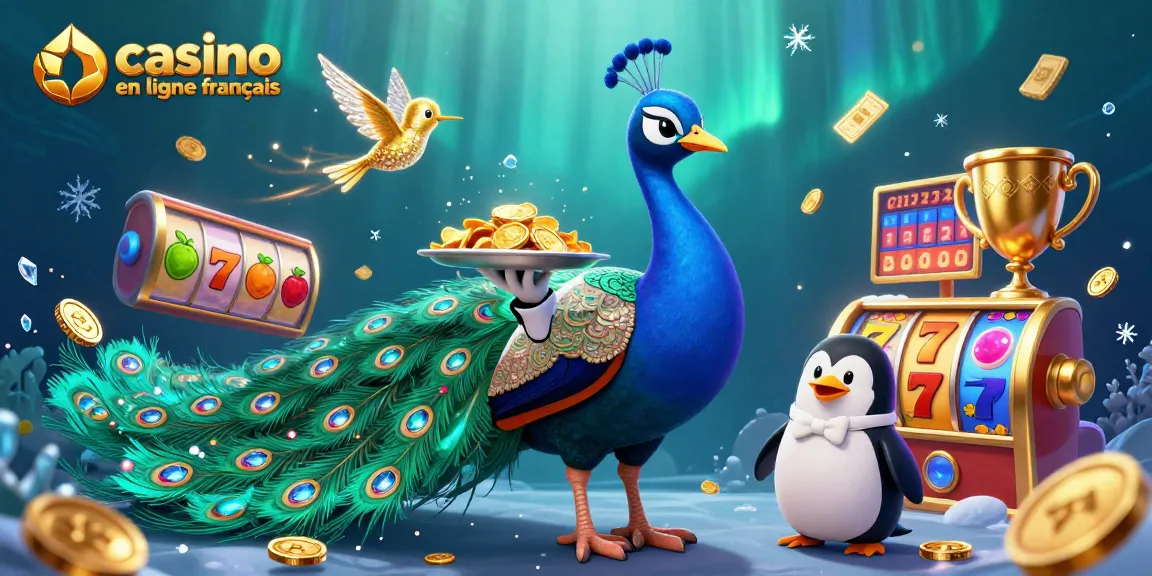 Jouez au casino en ligne français avec des machines à sous modernes et des personnages animés.