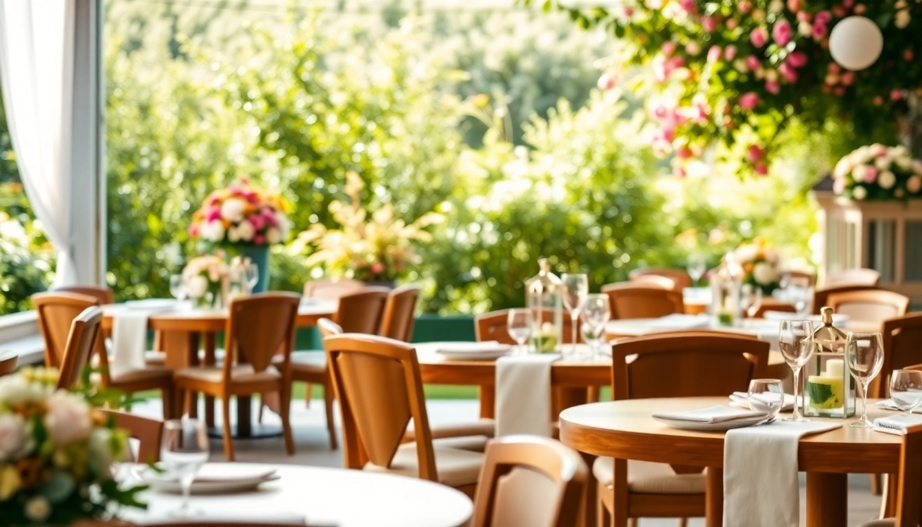 Enhance your events with Table & Chair Rentals set in a beautiful garden ambiance.