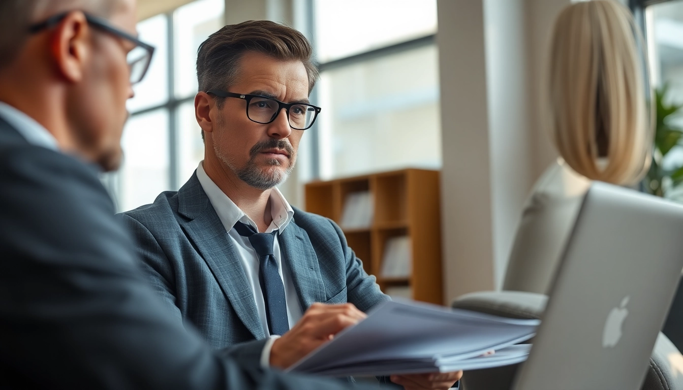 Consultation with a truck accident attorney Clearwater highlighting professionalism and expertise.