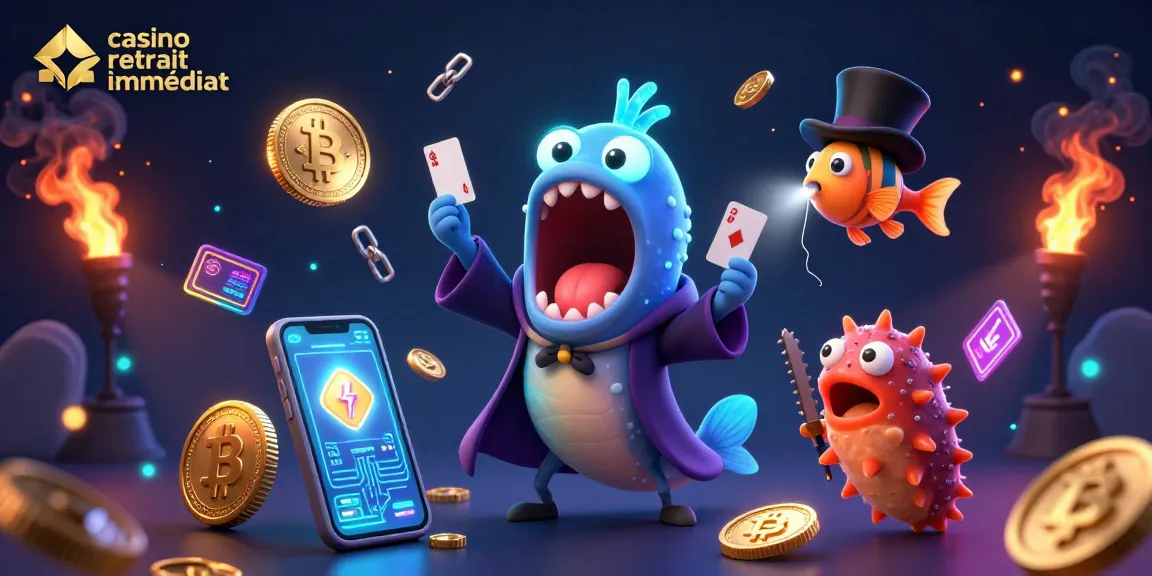 Visualisez un casino retrait immédiat avec des gains rapides, en pleine action.