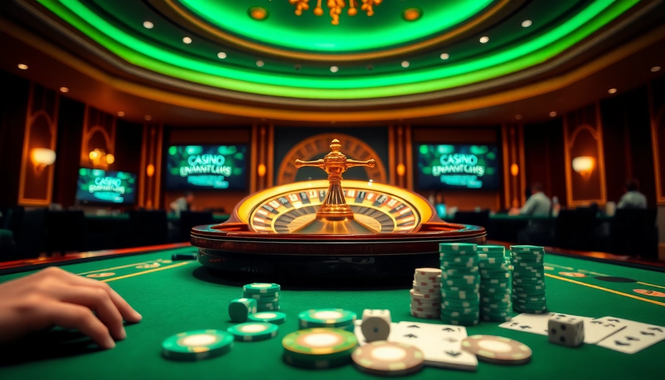Vivez des moments palpitants au casino en ligne français avec des éléments de jeu vibrants et des jetons de poker.
