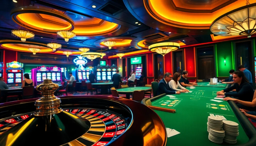 Experience the thrill of 8KBET with vibrant casino games, including poker, slots, and roulette.