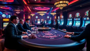 Experience thrilling gameplay at GO8 with high-stakes poker and vibrant casino ambiance.