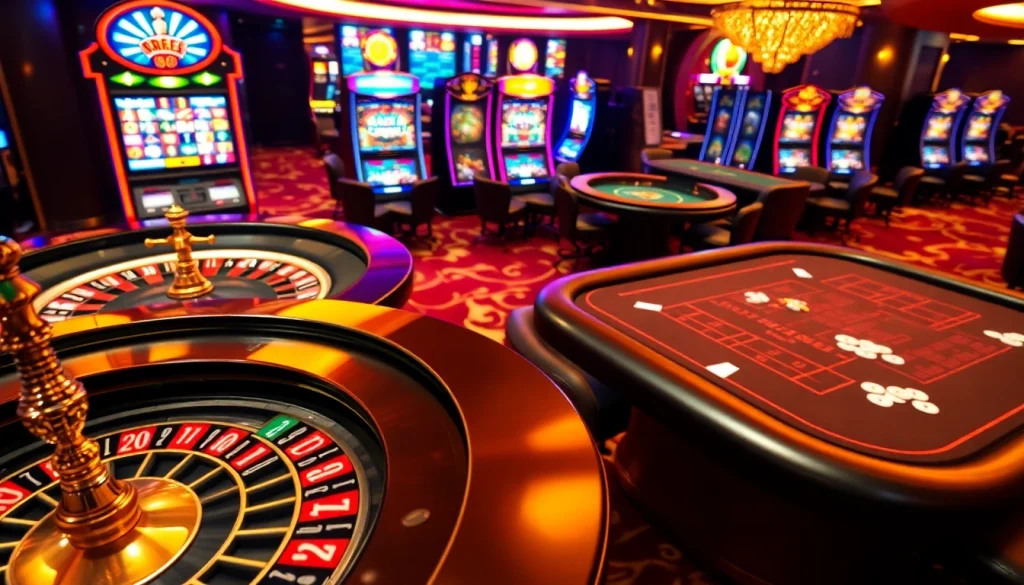 Experience thrilling gameplay at RR88 with vibrant casino tables and high-stakes action.
