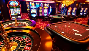 Experience thrilling gameplay at RR88 with vibrant casino tables and high-stakes action.