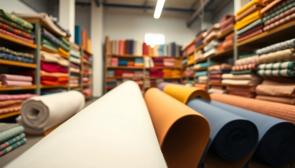 Verken hydrofiel katoen met een focus op kleurrijke stoffen in een textielatelier.